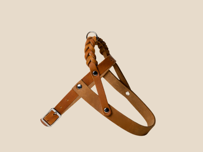 Szelki Cognac Silver Royal