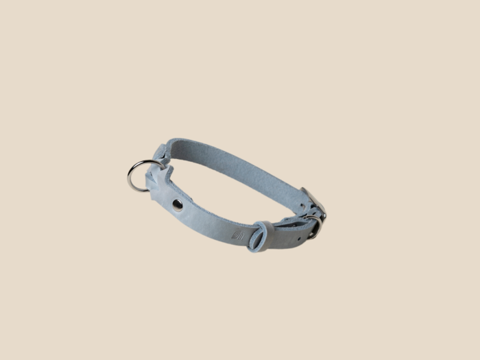 Obroża Ash Grey Silver Royal